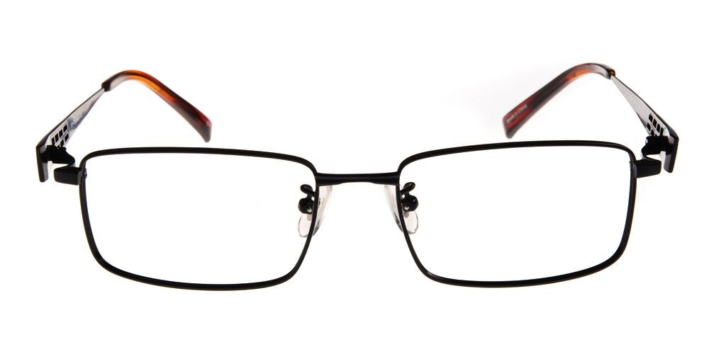 Tacoma Black Rectangle Titanium Eyeglasses