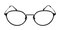 Blacksburg Black Round Titanium Eyeglasses