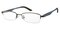 Boulder Gunmetal Rectangle Metal Eyeglasses