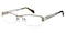 Monterey Silver Silver Rectangle Metal Eyeglasses