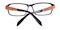 Downey Black Rectangle Acetate Eyeglasses