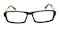 Burbank Mblack Rectangle Acetate Eyeglasses