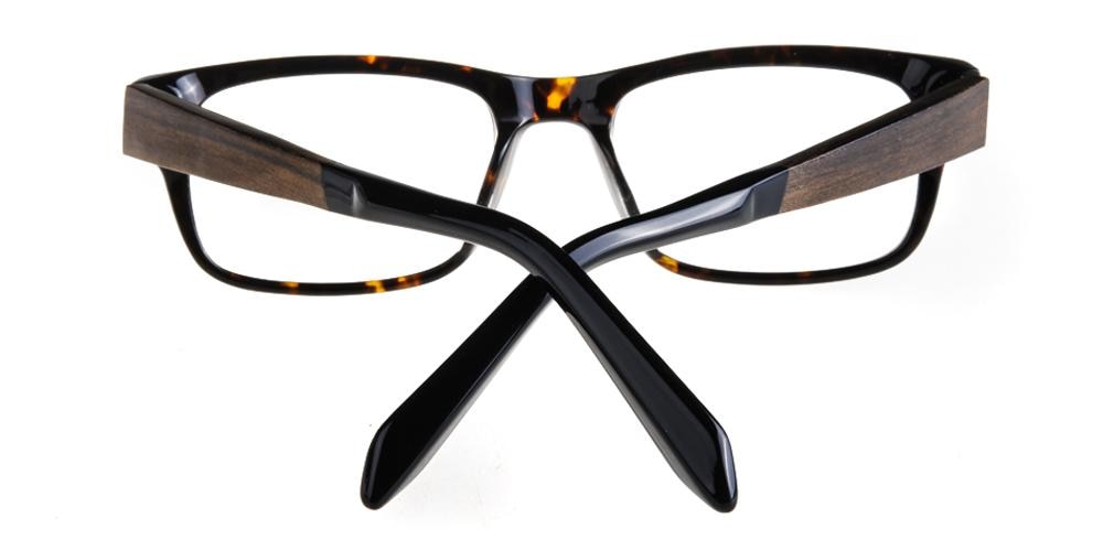 Eureka Tortoise Classic Wayframe Acetate Eyeglasses