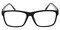 LittleRock Black Black Classic Wayframe Plastic Eyeglasses