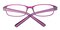 FortSmith Purple Rectangle Plastic Eyeglasses