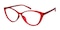 Weymouth Burgundy Cat Eye Plastic Eyeglasses