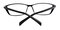 Baltimore Black Rectangle Plastic Eyeglasses