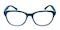 RedWing Cyan Classic Wayframe Plastic Eyeglasses