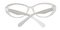 Fitchburg White Oval Plastic Eyeglasses