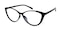 Salisbury Black Cat Eye Plastic Eyeglasses
