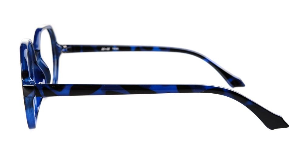 Coolidge Blue Square Plastic Eyeglasses