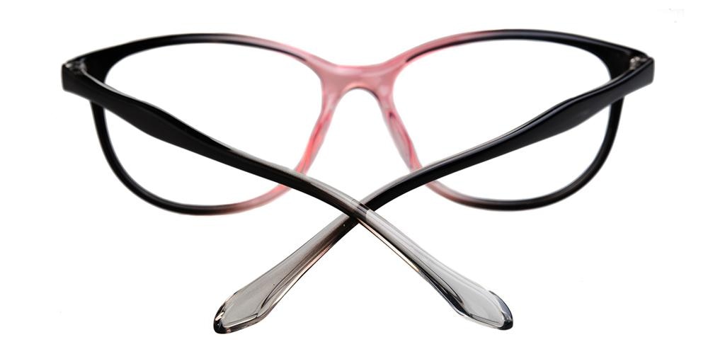 NorthPlatte PinkBlack Classic Wayframe Plastic Eyeglasses