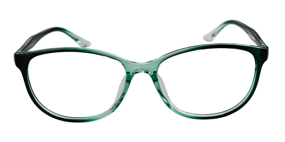 NorthPlatte Green Classic Wayframe Plastic Eyeglasses