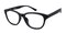RedWing Black Classic Wayframe Plastic Eyeglasses