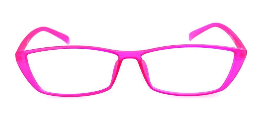 Baltimore Pink Classic Wayframe Plastic Eyeglasses