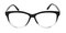 Louisville Black/Crystal Cat Eye Plastic Eyeglasses