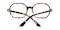Coolidge Tortoise Square Plastic Eyeglasses
