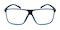 Lafayette Blue Classic Wayframe Plastic Eyeglasses