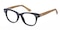 Valdosta Black/Yellow Classic Wayframe Acetate Eyeglasses