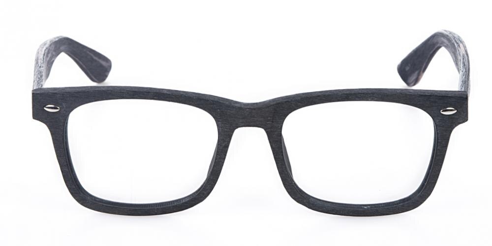 Alton Black Classic Wayframe Acetate Eyeglasses