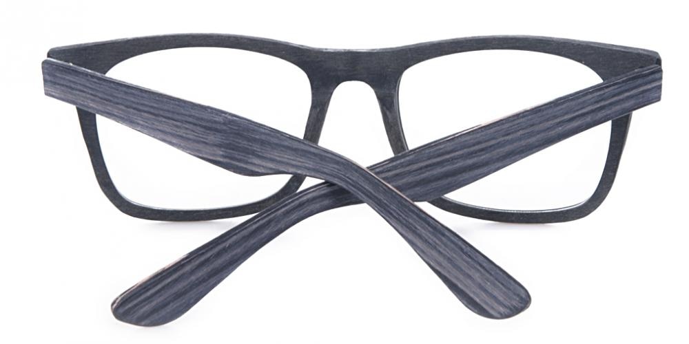 Alton Black Classic Wayframe Acetate Eyeglasses