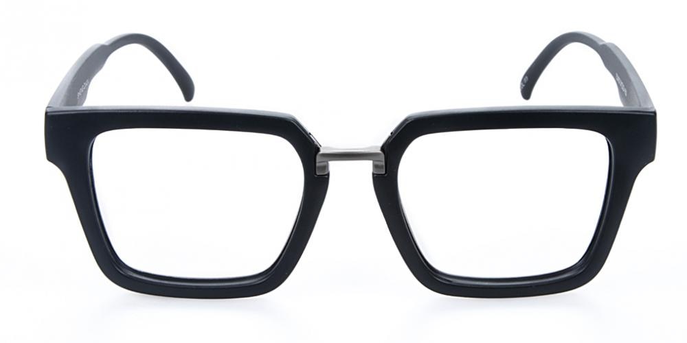 Brunswick Mblack Square Plastic Eyeglasses
