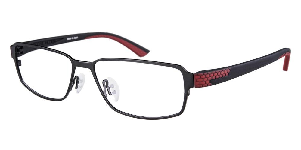 Texarkana Black Rectangle Titanium Eyeglasses