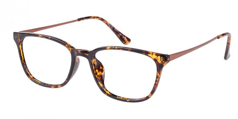 Ludington Tortoise Classic Wayframe TR90 Eyeglasses