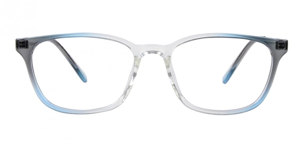 Ludington Blue/Crystal Classic Wayframe TR90 Eyeglasses