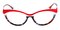 Uniontown Red/White Acetate Eyeglasses