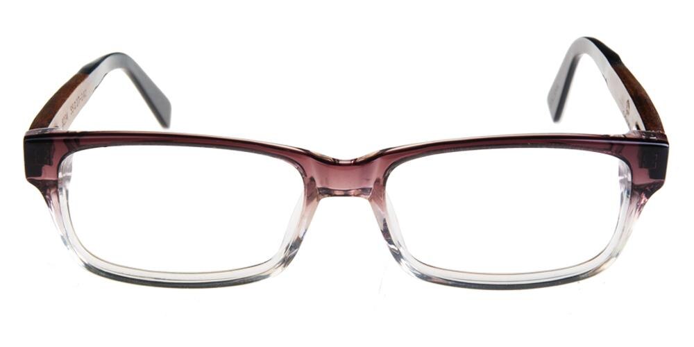 Paterson Gray Gray Rectangle Acetate Eyeglasses