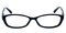 Oswego Black Rectangle Plastic Eyeglasses