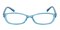 Oswego Blue Rectangle Plastic Eyeglasses