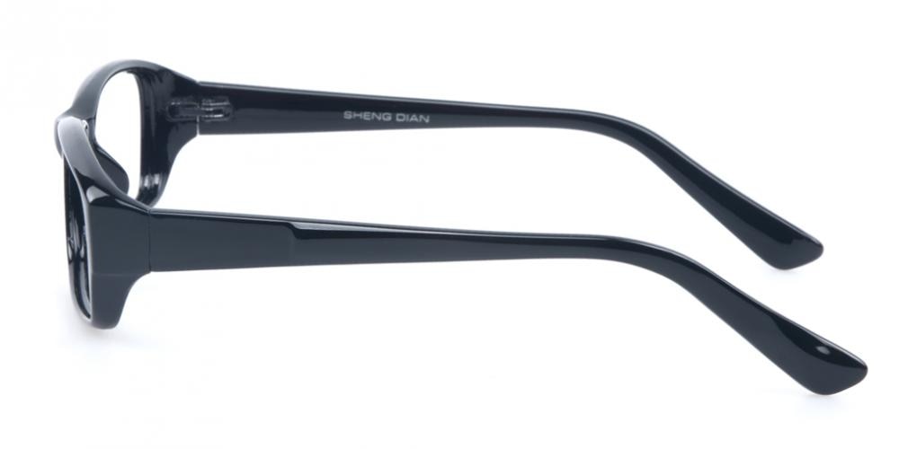 Ardmore Black Rectangle Plastic Eyeglasses