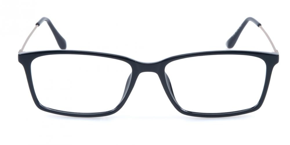 Springfield Black Rectangle TR90 Eyeglasses