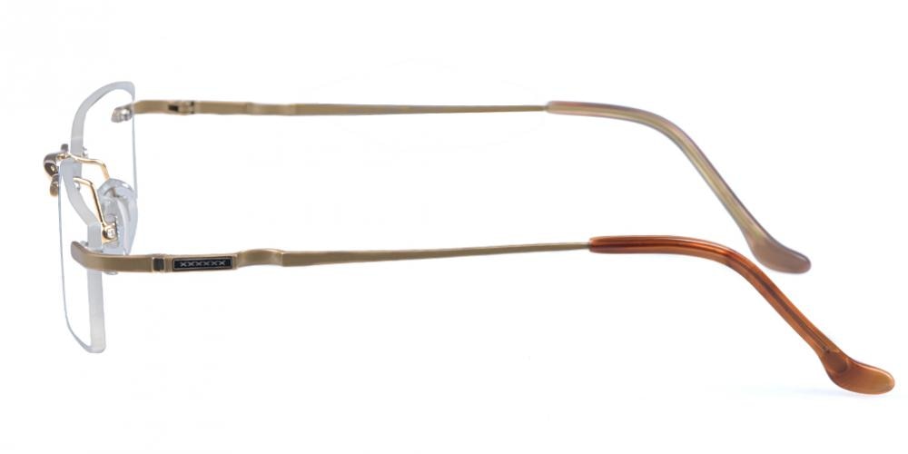 Ferdinand Golden Rectangle Titanium Eyeglasses