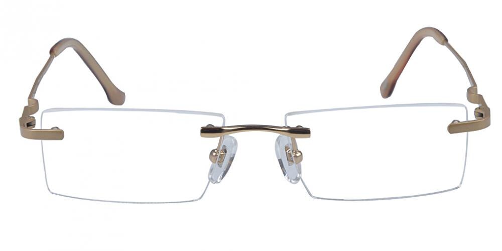 Ferdinand Golden Rectangle Titanium Eyeglasses