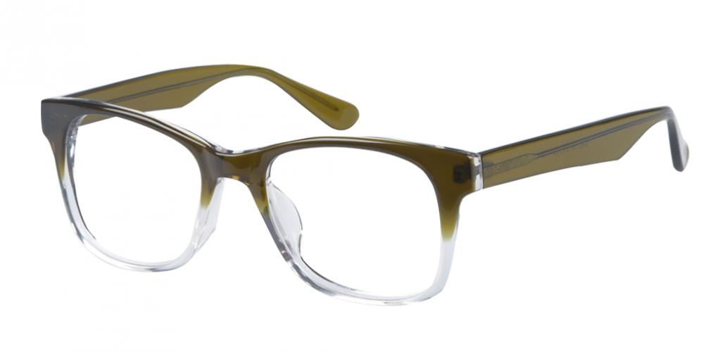 Tallahassee Green Classic Wayframe Acetate Eyeglasses