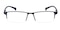 Hamilton Black Rectangle Titanium Eyeglasses