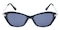 Nantes Cat-Eye Black Cat Eye Plastic Sunglasses