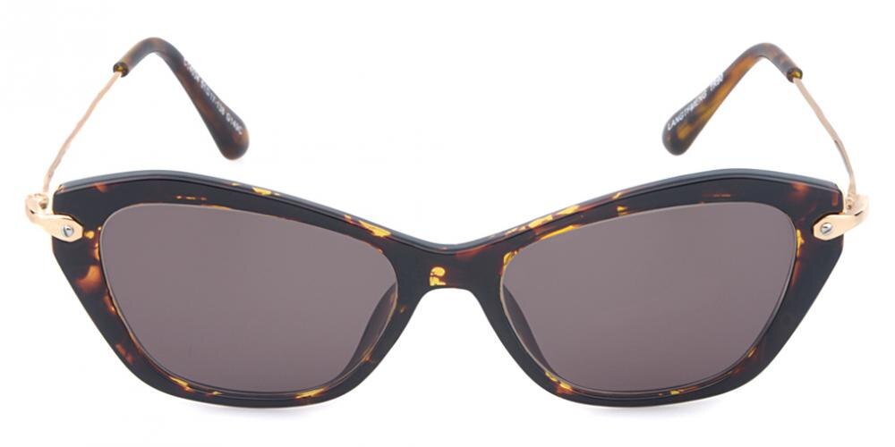 Nantes Cat-Eye Tortoise Cat Eye Plastic Sunglasses