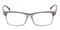 Minneapolis Crystal/Chocolate Classic Wayframe Acetate Eyeglasses
