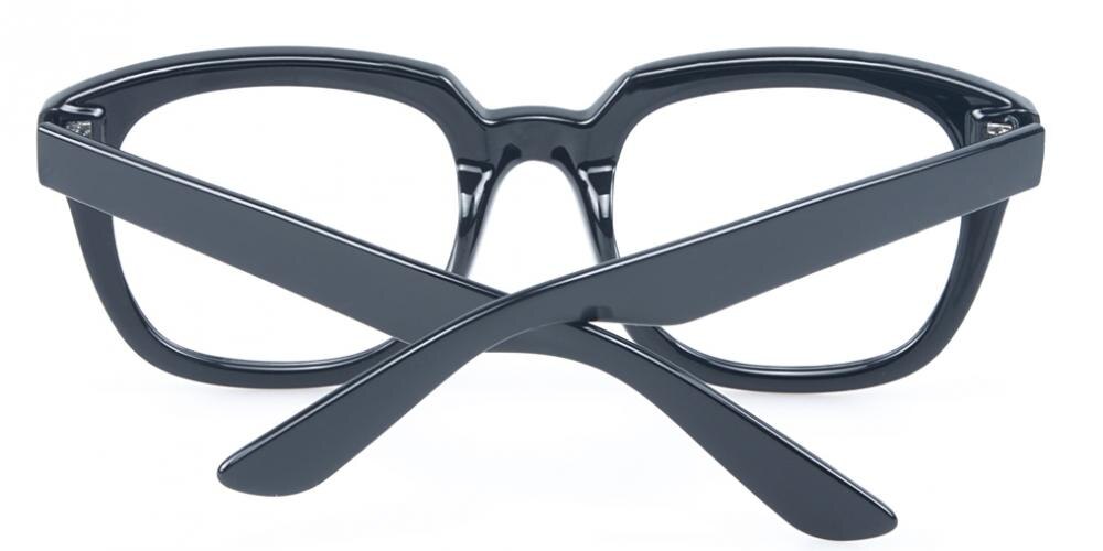 Pascagoula Black Square Plastic Eyeglasses