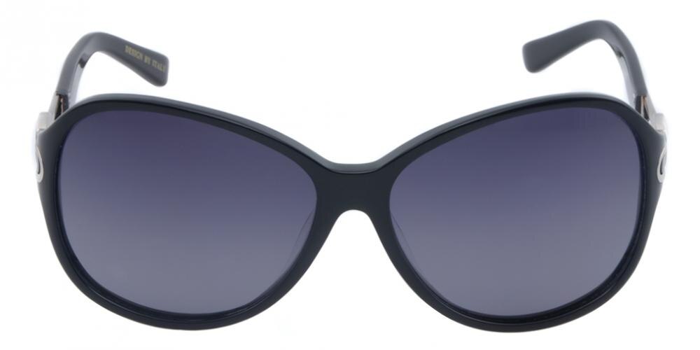 Kama Black Classic Wayframe Acetate Sunglasses
