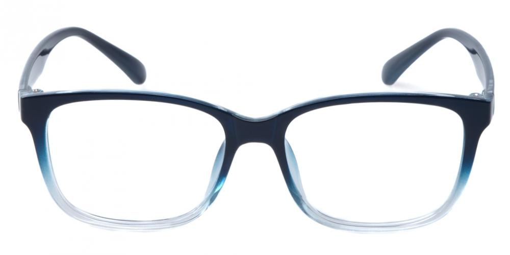 StCharles Blue Rectangle TR90 Eyeglasses