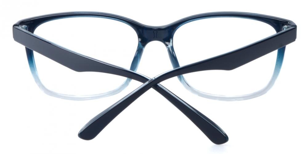StCharles Blue Rectangle TR90 Eyeglasses