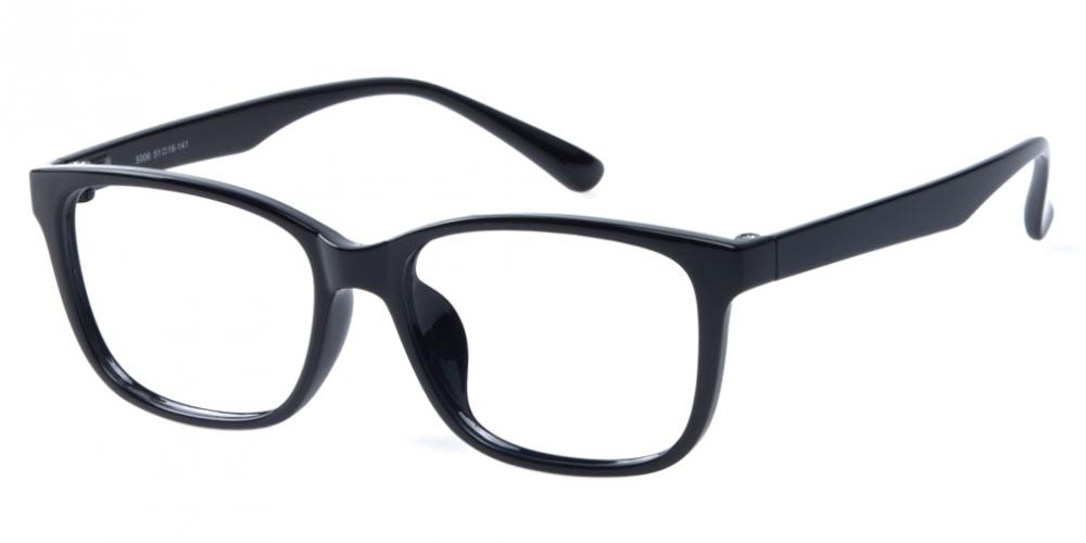 StCharles Black Rectangle TR90 Eyeglasses