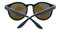 SanAntonio Black/Blue (Blue Mirror-coating) Classic Wayframe Plastic Sunglasses