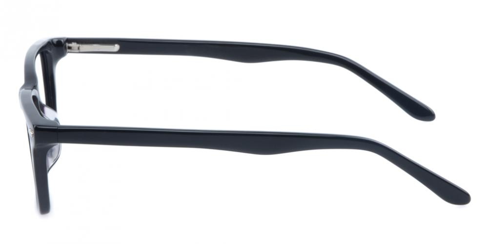 Pangnirtung Black Rectangle Acetate Eyeglasses
