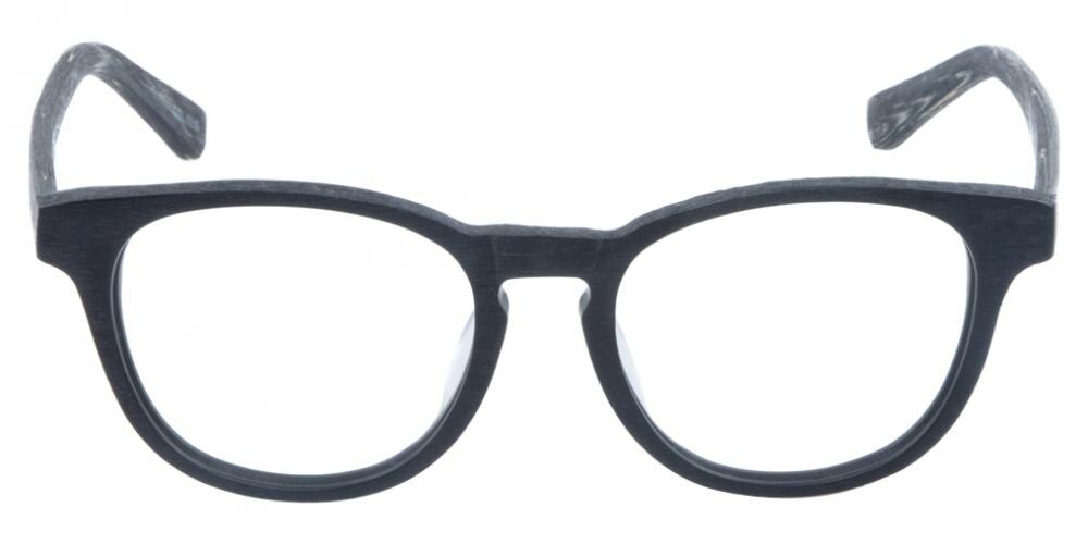 Binghamton Black Classic Wayframe Acetate Eyeglasses